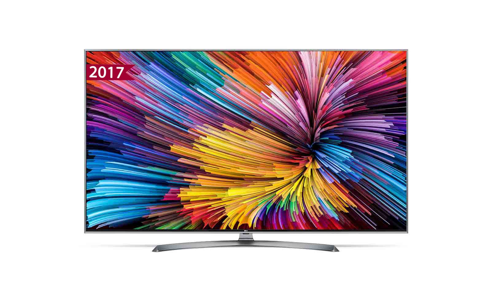 Front view of LG Super UHD 4K TV 65 inch 65UJ752T