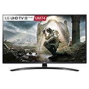 Front view of LG UHD 4K TV w Smart TV, Magic Remote &amp; Google Assistant™ 65UM7400PTA