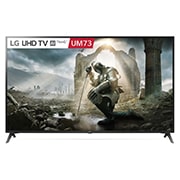 Front view of LG UHD 4K TV w Smart TV, Magic Remote &amp; Google Assistant™ 70UM7300PTA