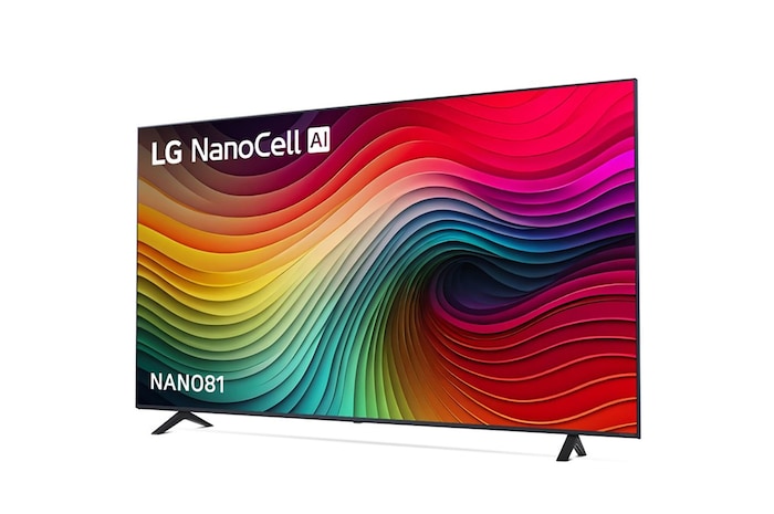 LG 75 Inch LG NanoCell NANO81 4K Smart TV, 75NANO81TSA