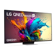 LG 75 inch LG MiniLED QNED91 4K Smart TV, 75QNED91TSA
