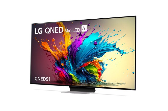 LG 75 inch LG MiniLED QNED91 4K Smart TV, 75QNED91TSA