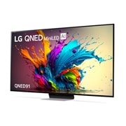 LG 75 inch LG MiniLED QNED91 4K Smart TV, 75QNED91TSA