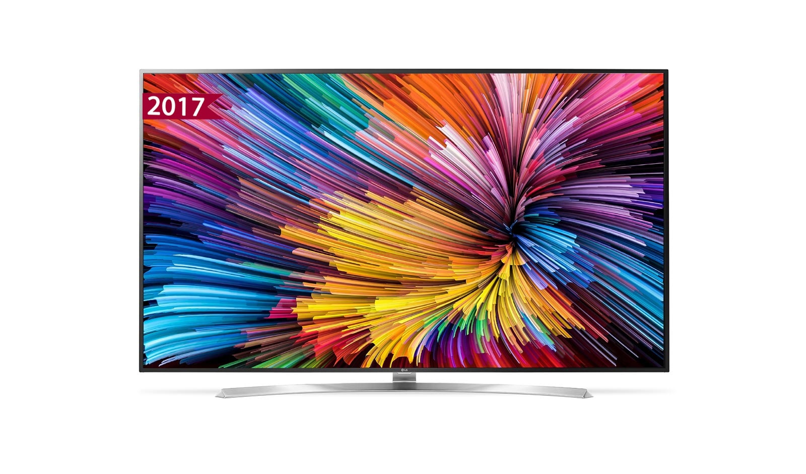 Front view of LG Super UHD 4K TV 75 inch 75SJ955T