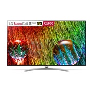 Front view of LG NanoCell 8K w Full Array Dimming Pro, NanoCell™ Technology, Alpha 9 Gen2 processor &amp; Google Assistant™ 75SM9900PTA