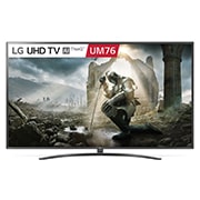 Front view of LG UHD 4K TV w Big Screens, Smart TV &amp; Google Assistant™ 86UM7600PTA