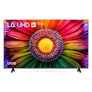 A front view of the LG UHD TV
