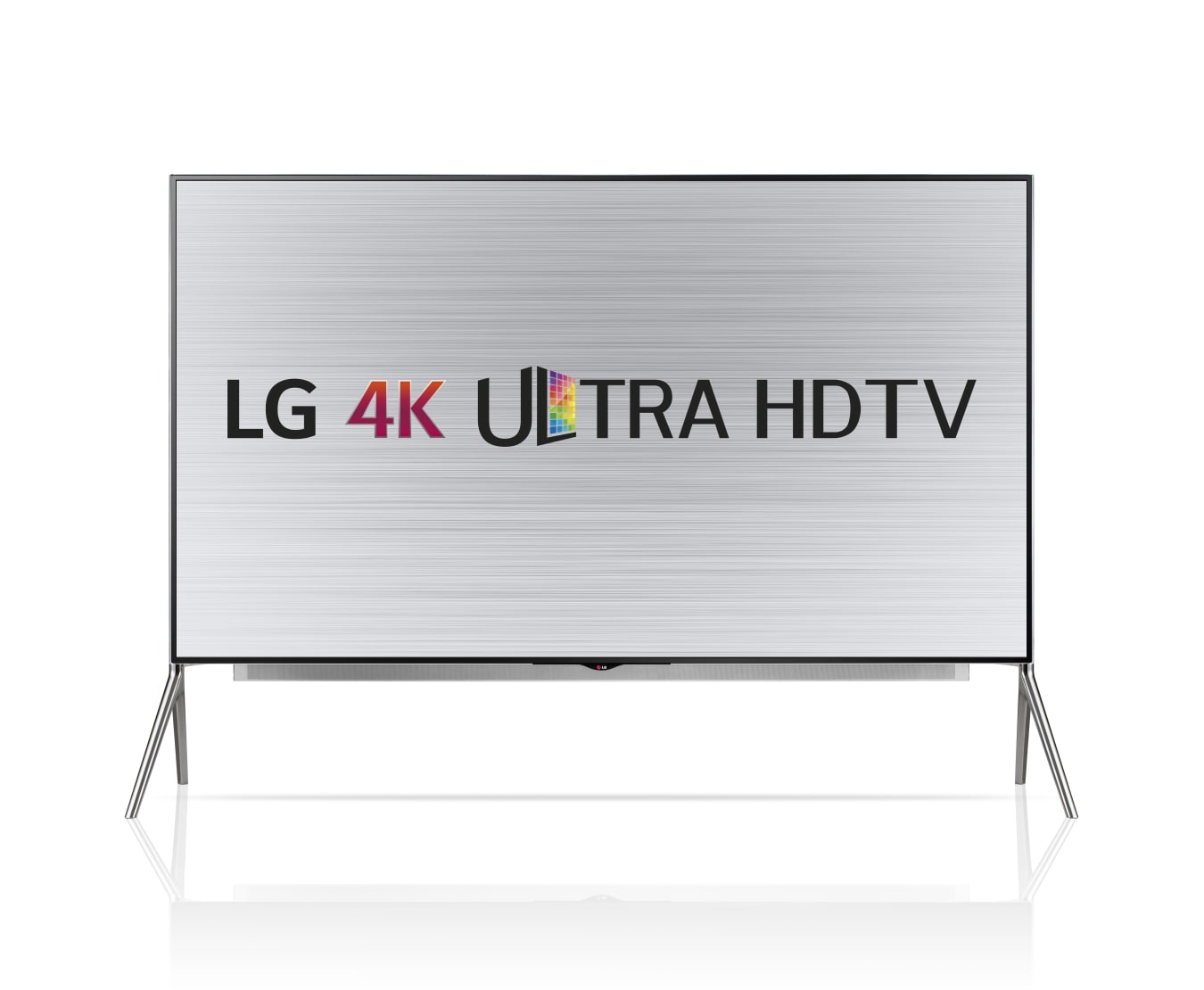 Front view of 98” (248cm) 4K Ultra HD webOS Smart TV 98UB980T