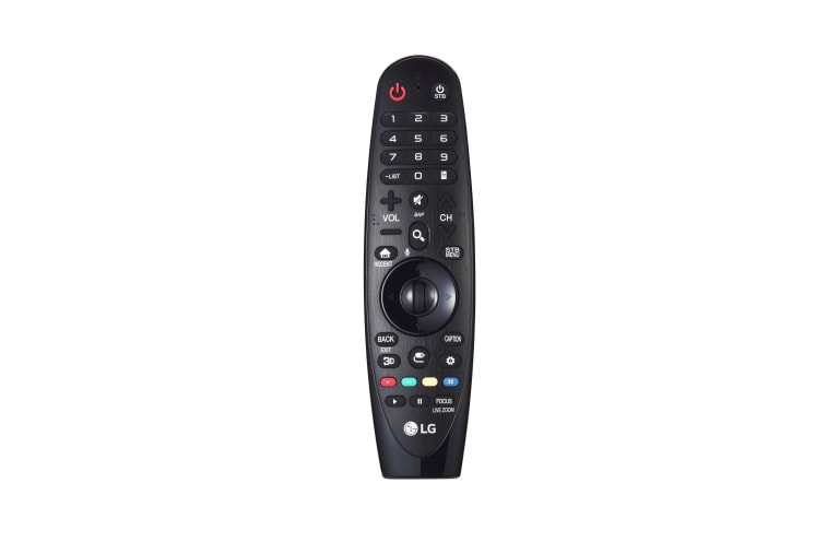 Front view of Magic Remote for Smart TVs AN-MR650