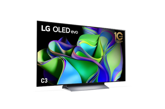 LG OLED Evo C3 48 inch 4K Smart TV Gaming TV with Self Lit OLED Pixels, OLED48C3PSA