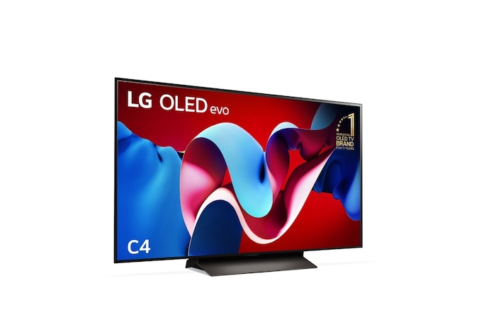 LG 48 inch LG OLED evo C4 4K Smart TV, OLED48C4PSA