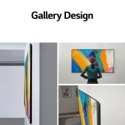 LG G1 55 inch with Gallery Design 4K Smart Self-Lit OLED evo TV w/ AI ThinQ®, OLED55G1PTA-PACK
