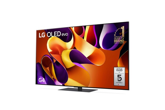 LG 65 Inch LG OLED evo G4 4K Smart TV , OLED65G4