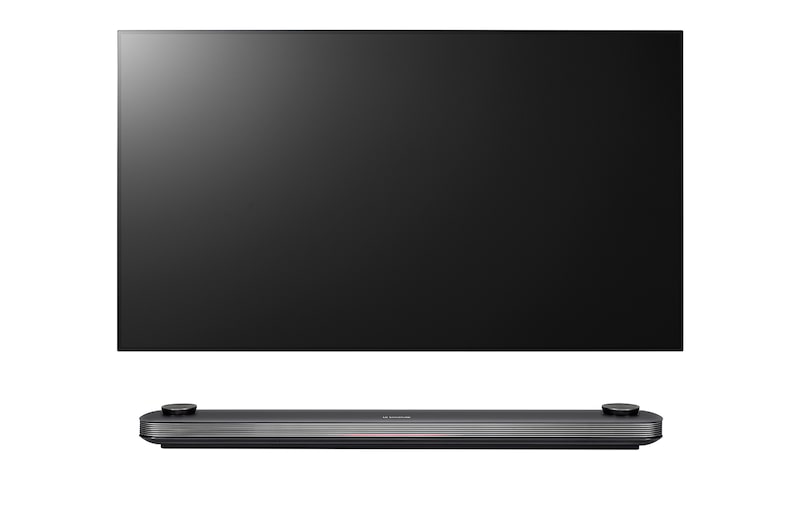 LG OLED 65” TV w Design on wall, Alpha 9 Gen2 processor & Google Assistant™, OLED65W9PTA