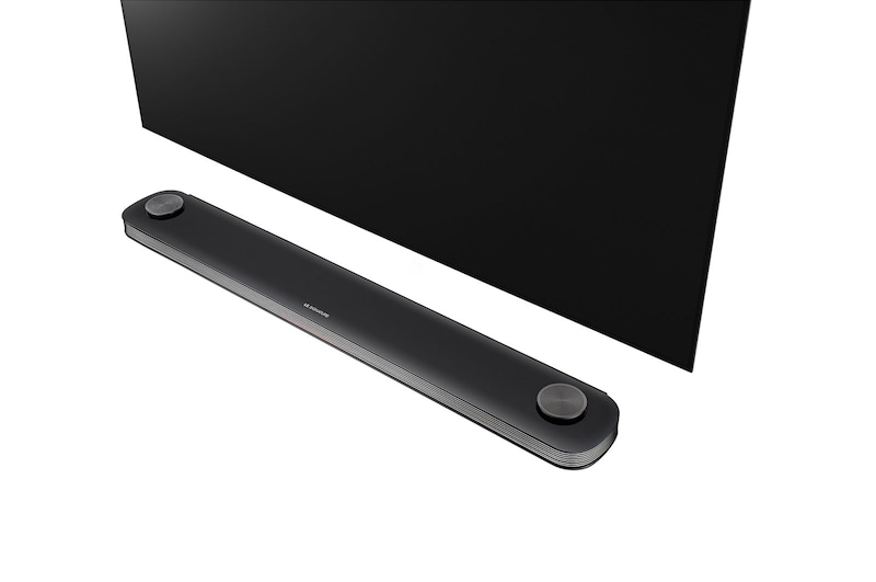 LG OLED 65” TV w Design on wall, Alpha 9 Gen2 processor & Google Assistant™, OLED65W9PTA