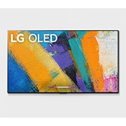 Front view of LG GX 77 inch with Gallery Design 4K Smart Self-Lit OLED TV w/ AI ThinQ® OLED77GXPTA