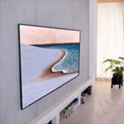 LG GX 77 inch with Gallery Design 4K Smart Self-Lit OLED TV w/ AI ThinQ®, OLED77GXPTA
