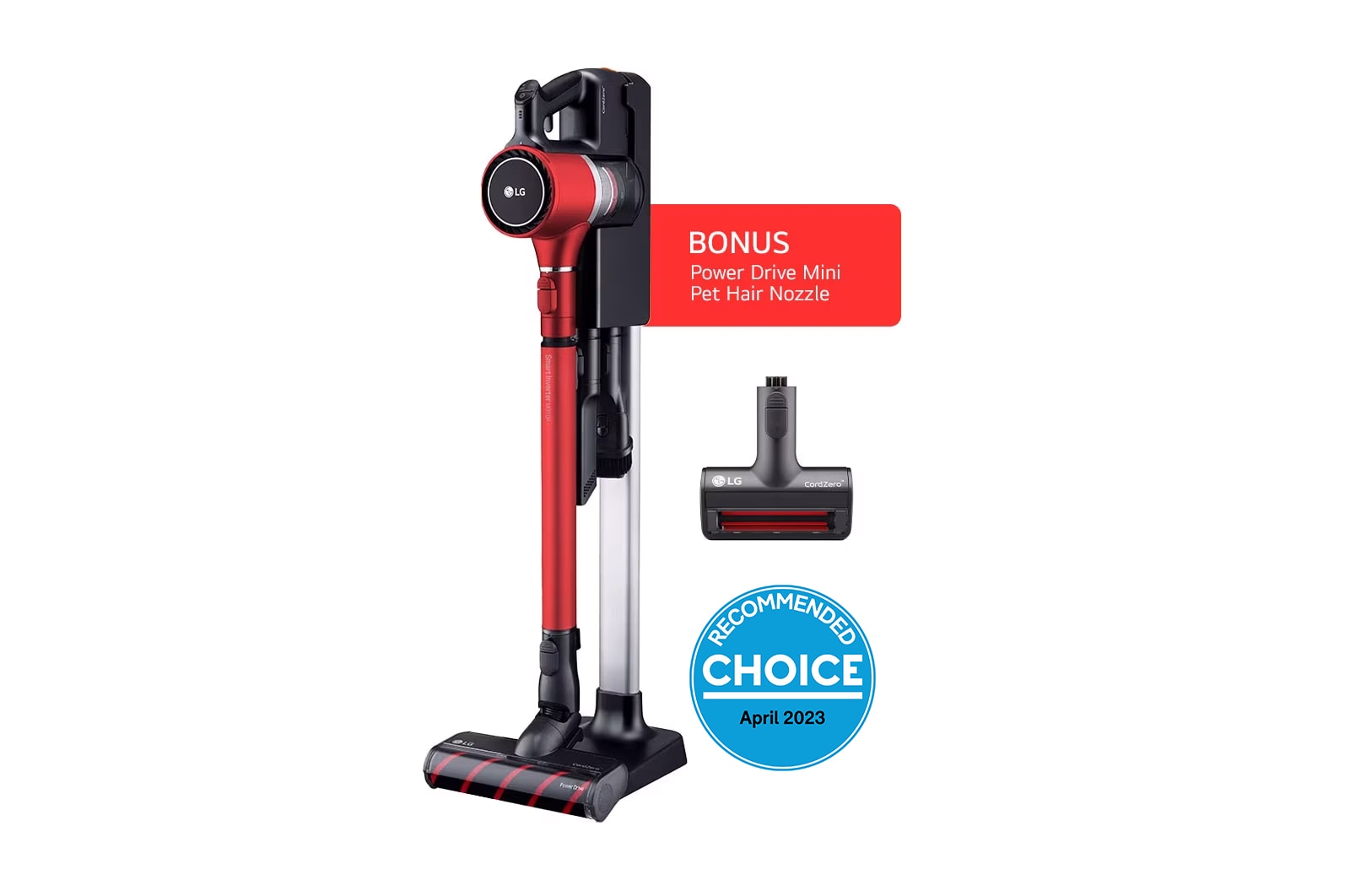 Front View of A9N-MULTI Handstick Vac+Mini Nozzle - A9N-MULTI-M