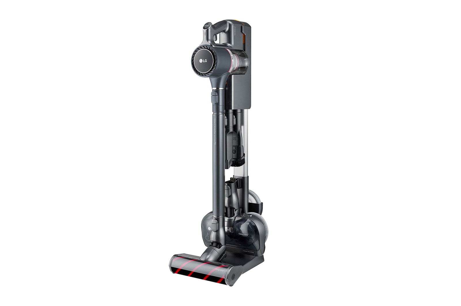 Front view of Powerful Cordless Handstick with Power Drive Mop™ and AEROSCIENCE™ Technology A9ULTIMATE