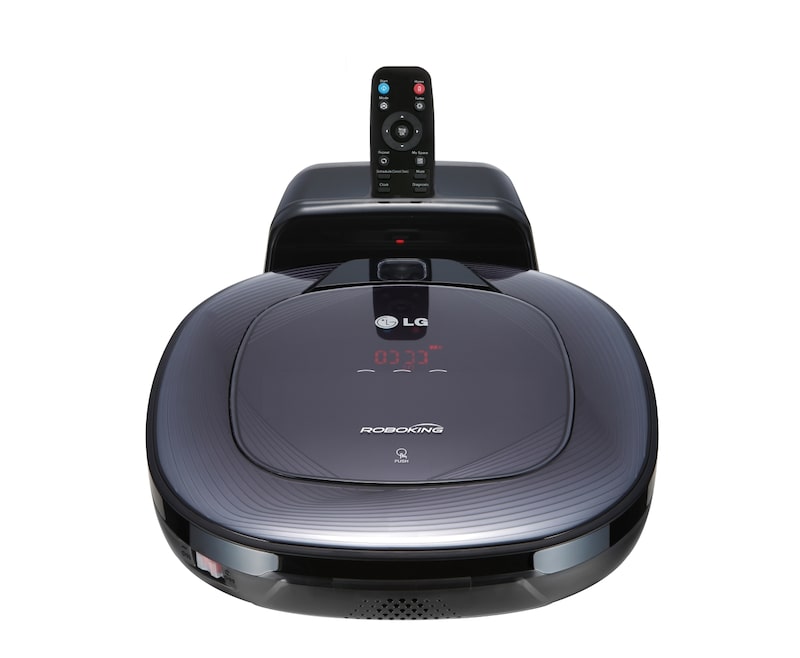 LG Roboking Square Robotic Bagless Vacuum, VR6271LVMB