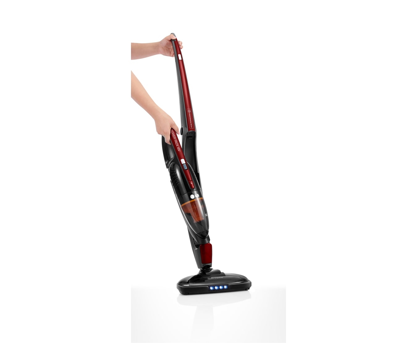 LG CordZero Handstick Vacuum (Red), VS8401SCW