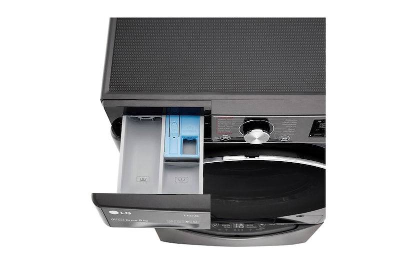 LG 11kg Total Washing Load TWINWash® System including LG MiniWasher, WV9-1409B-WTP20BK