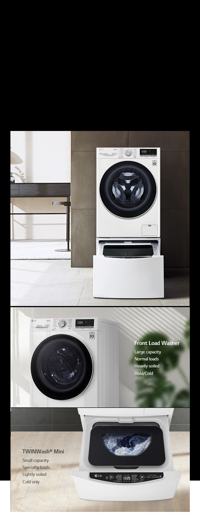 LG WVC5-1409W Twinwash Compatible