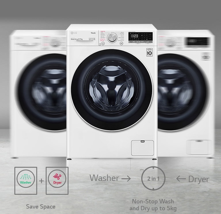LG WVC5-1409W Washer and Dryer In One