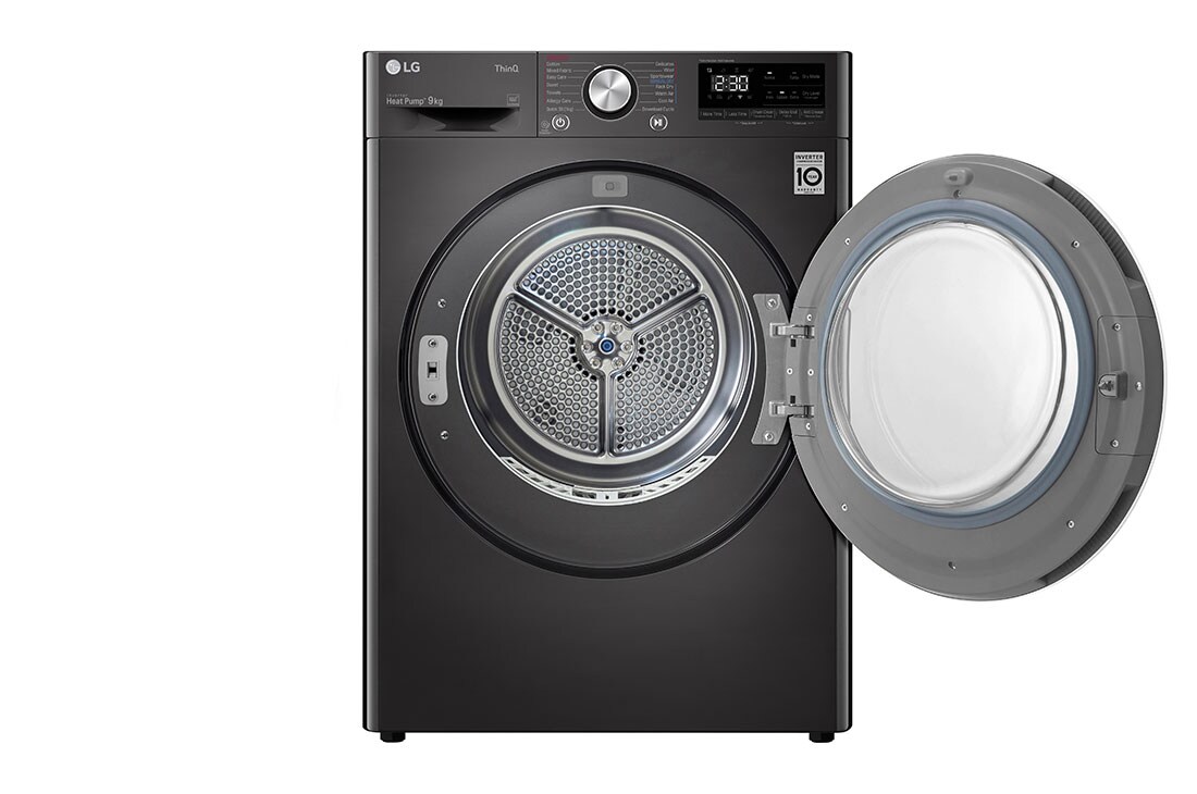 LG 9kg Series 9 Heat Pump Dryer - 9 Star, DVH9-09B