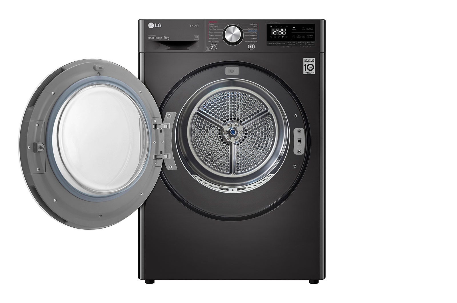 LG 9kg Series 9 Heat Pump Dryer - 9 Star, DVH9-09B