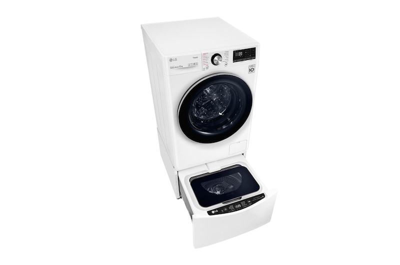 LG 14kg Total Washing Load TWINWash® System including LG MiniWasher, WV9-1412W-WTP20WY