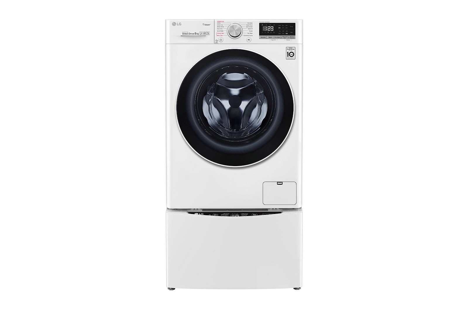 LG 10kg Total Washing Load TWINWash® System including LG MiniWasher, WV5-1408W-WTP20WY