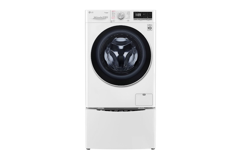 LG 10kg Total Washing Load TWINWash® System including LG MiniWasher, WV5-1408W-WTP20WY