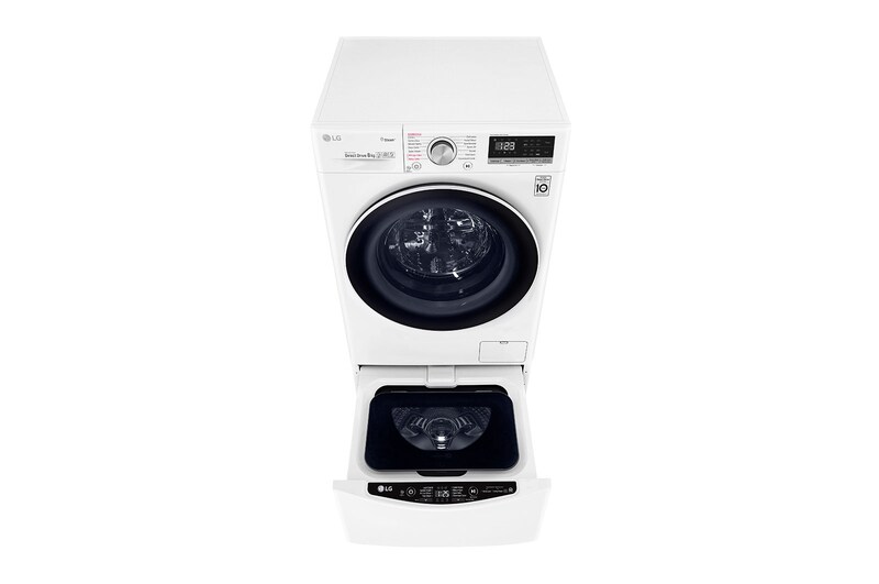 LG 10kg Total Washing Load TWINWash® System including LG MiniWasher, WV5-1408W-WTP20WY
