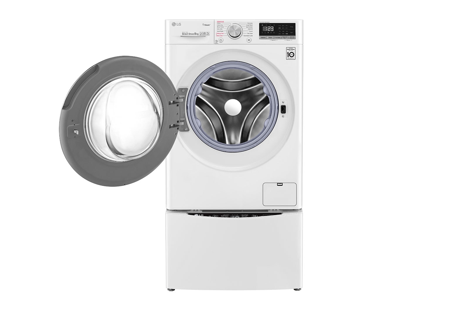 LG 10kg Total Washing Load TWINWash® System including LG MiniWasher, WV5-1408W-WTP20WY