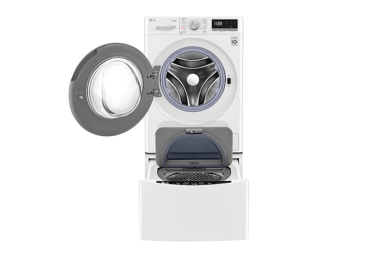 LG 10kg Total Washing Load TWINWash® System including LG MiniWasher, WV5-1408W-WTP20WY