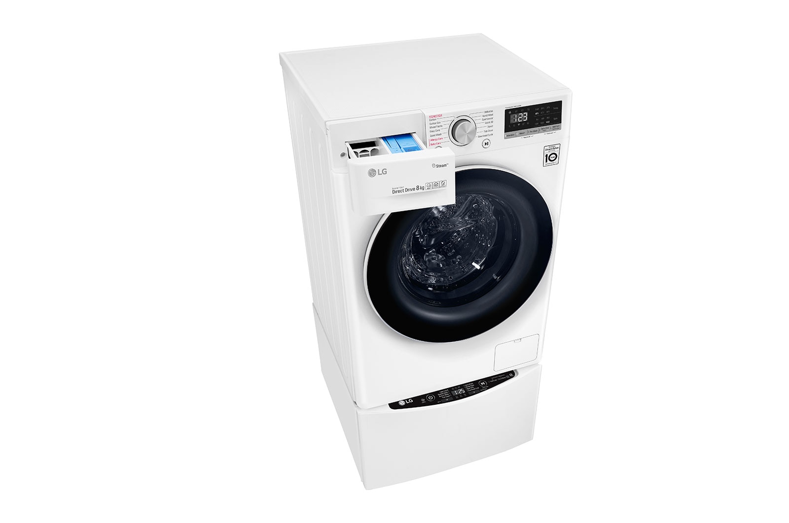 LG 10kg Total Washing Load TWINWash® System including LG MiniWasher, WV5-1408W-WTP20WY