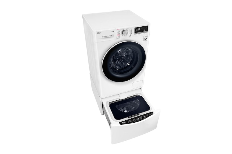 LG 10kg Total Washing Load TWINWash® System including LG MiniWasher, WV5-1408W-WTP20WY