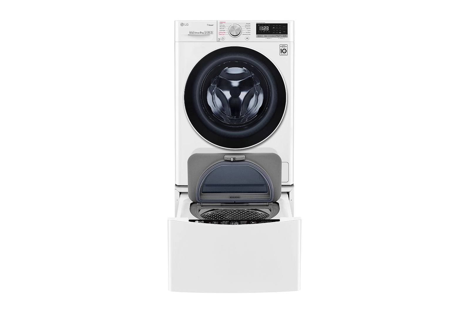 LG 11kg Total Washing Load TWINWash® System including LG MiniWasher, WV5-1409W-WTP20WY