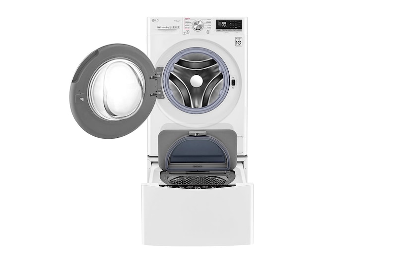 LG 10kg Total Washing Load TWINWash® System including LG MiniWasher, WV7-1408W-WTP20WY