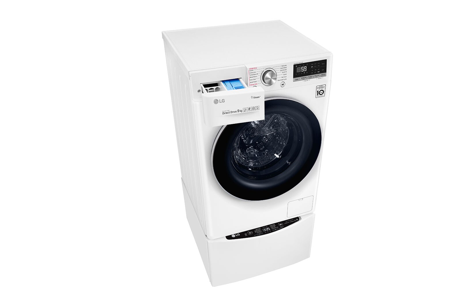 LG 11kg Total Washing Load TWINWash® System including LG MiniWasher, WV7-1409W-WTP20WY