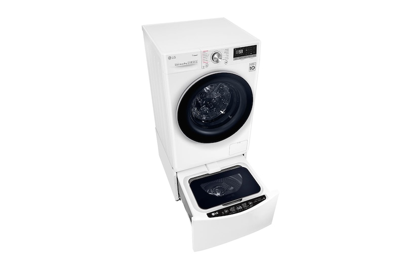 LG 11kg Total Washing Load TWINWash® System including LG MiniWasher, WV7-1409W-WTP20WY