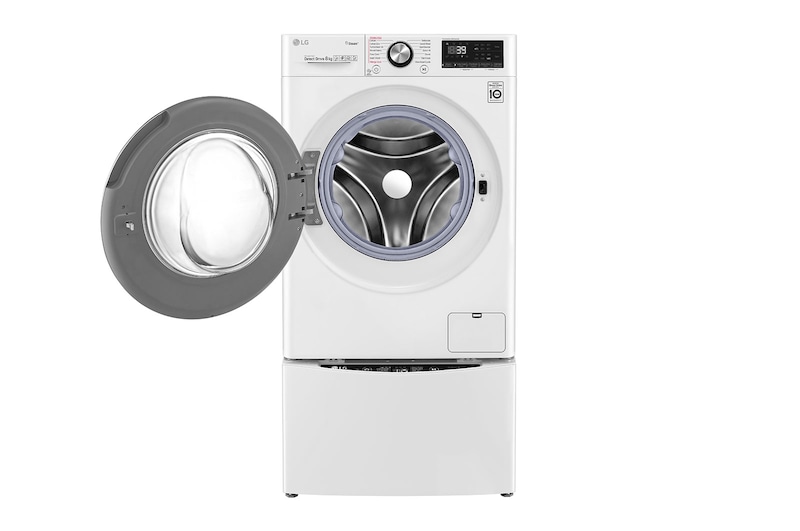 LG 10kg Total Washing Load TWINWash® System including LG MiniWasher, WV9-1408W-WTP20WY