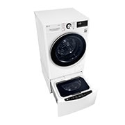 LG 10kg Total Washing Load TWINWash® System including LG MiniWasher, WV9-1408W-WTP20WY
