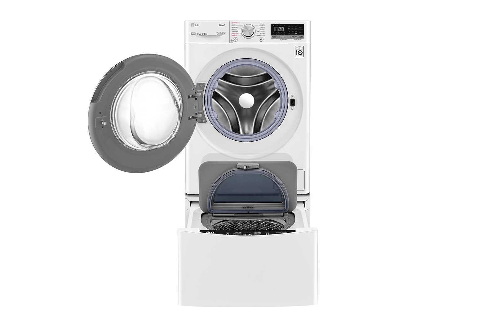 LG 11kg Total Washing Load TWINWash® System including LG MiniWasher, WVC5-1409W-WTP20WY