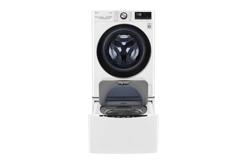 LG 12kg Total Washing Load TWINWash® System including LG MiniWasher, WVC9-1410W-WTP20WY