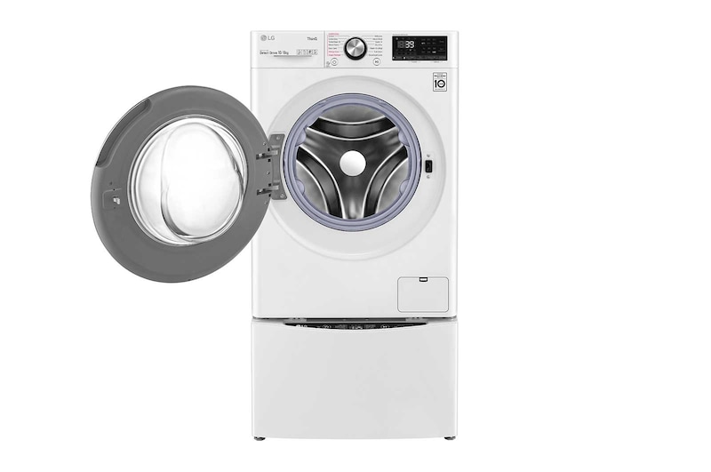 LG 12kg Total Washing Load TWINWash® System including LG MiniWasher, WVC9-1410W-WTP20WY