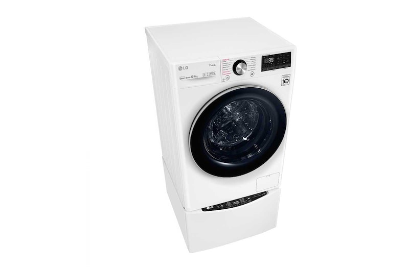 LG 12kg Total Washing Load TWINWash® System including LG MiniWasher, WVC9-1410W-WTP20WY