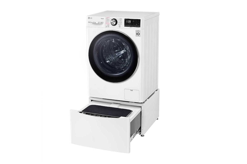 LG 12kg Total Washing Load TWINWash® System including LG MiniWasher, WVC9-1410W-WTP20WY
