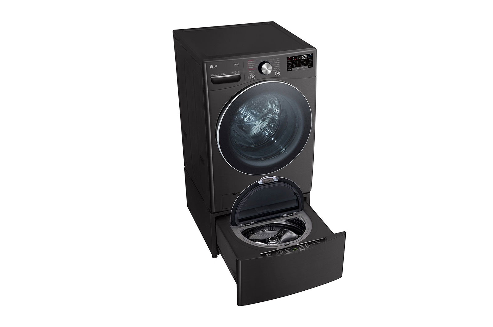 LG 19.5kg Total Washing Load TWINWash® System including LG MiniWasher, WXLC-1116B-WTP357B